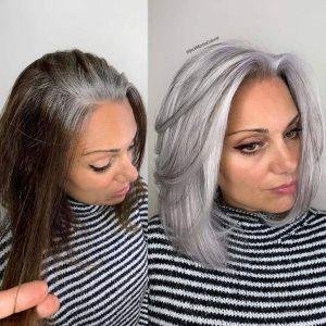 Entdecke die Freude an Grau – 18 einzigartige Frisuren für deinen perfekten Look!