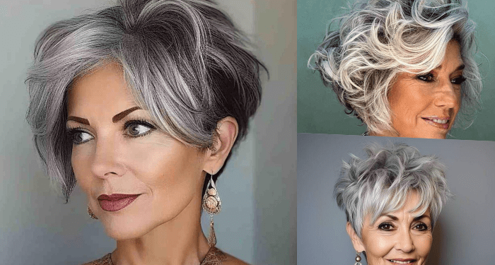 Top 18 schöne graue Frisuren für Frauen über 50
